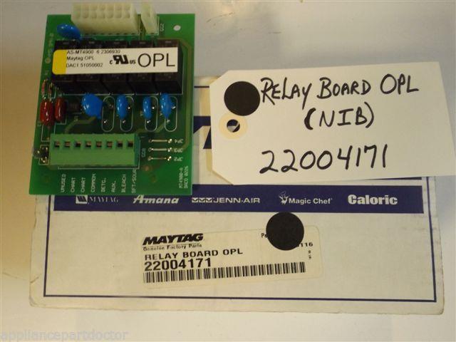 Maytag Washer 22004171 Relay Board Opl NEW IN BOX Maytag Washer 22004171 Relay Board Opl NEW IN BOX